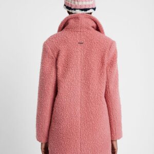 Double-breasted fleece coat - immagine 2